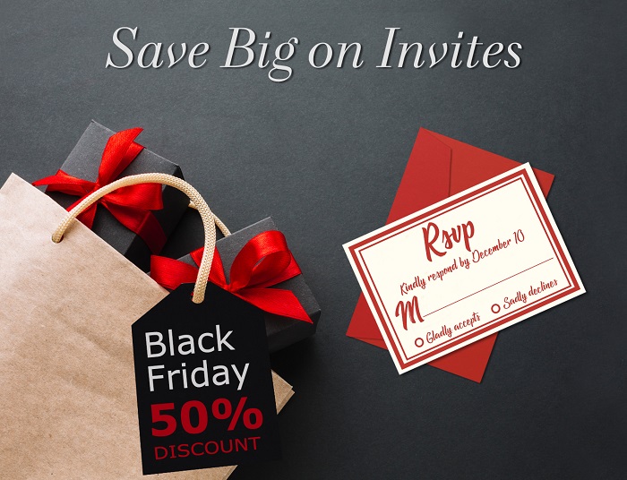 Save big on wedding invitation cards this Black Friday