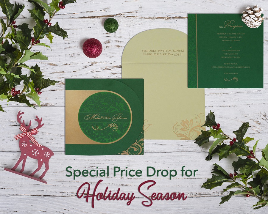 123WeddingCards Holiday Sale - Save 40% on Wedding Invitation Cards