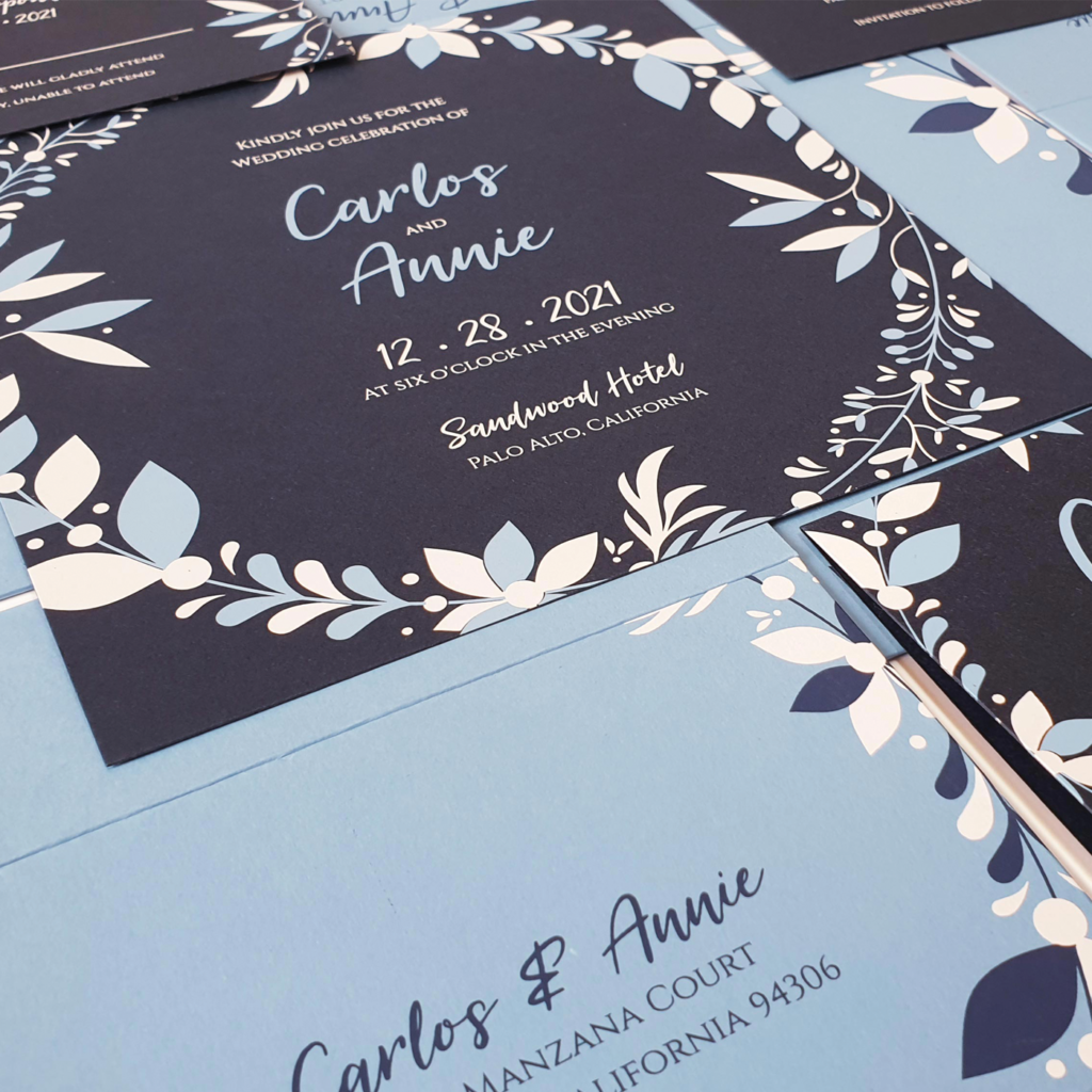 Superior Ideas For Dreamy Winter Wedding Invitations