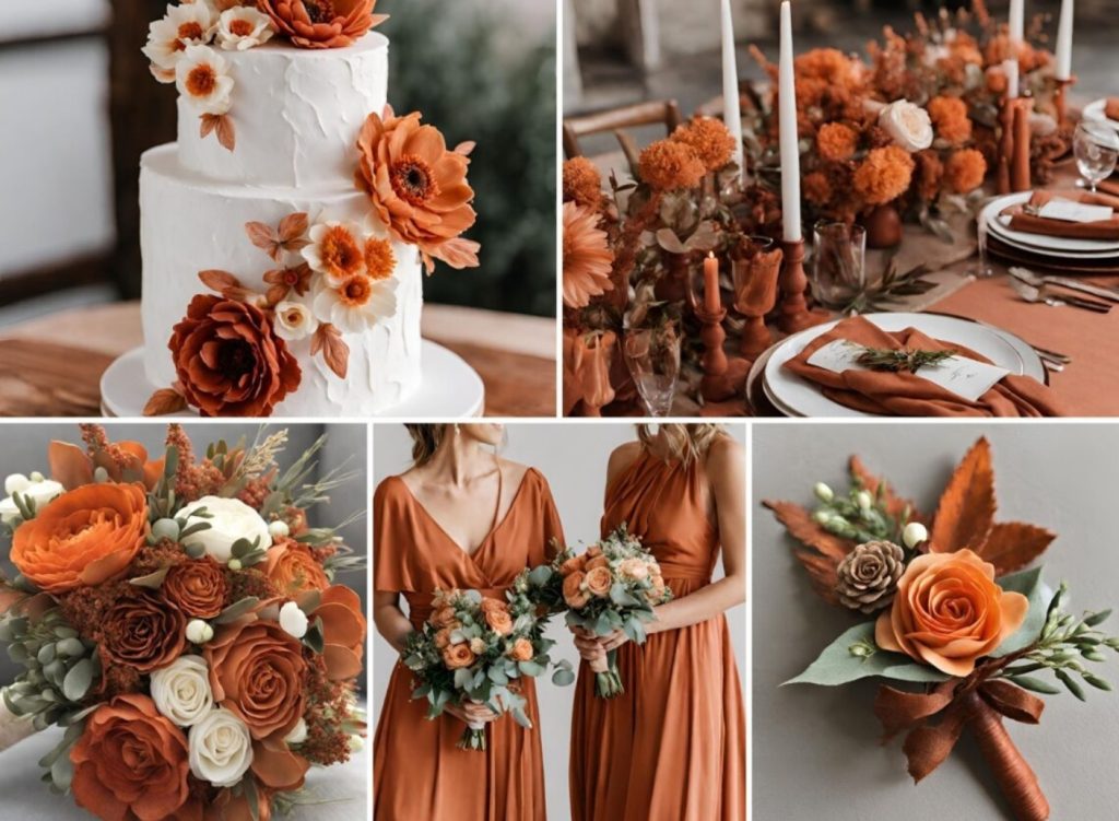 Earthy Neutrals with Pops of Terracotta & Rust