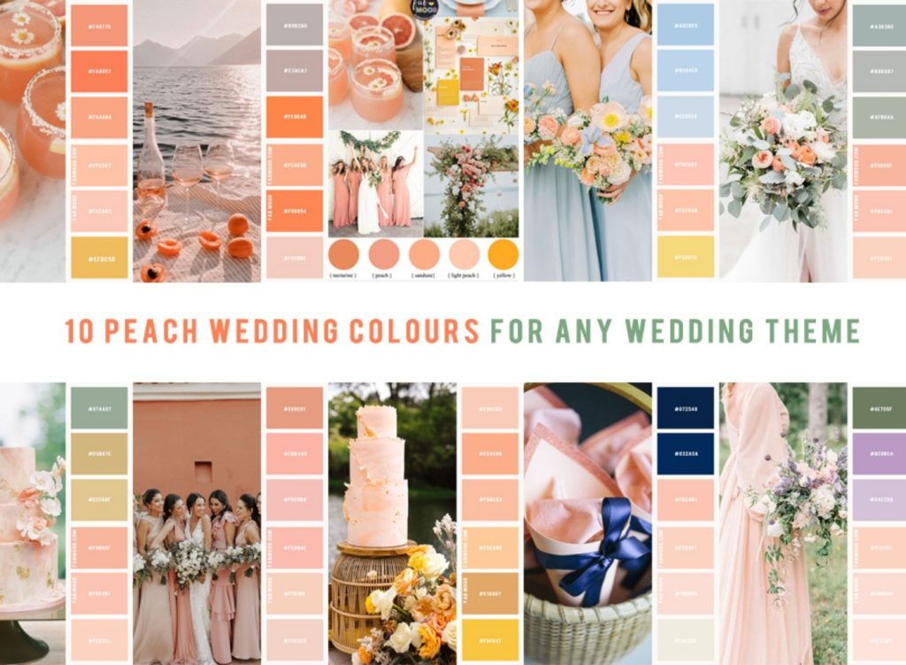 Vibrant Coral & Sunny Yellow with Soft Peach