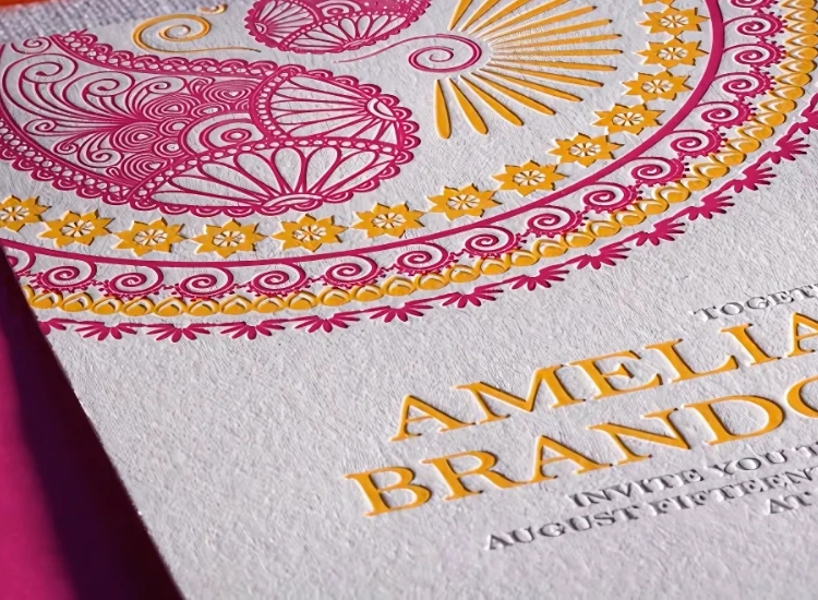 Letterpress Wedding Invitations