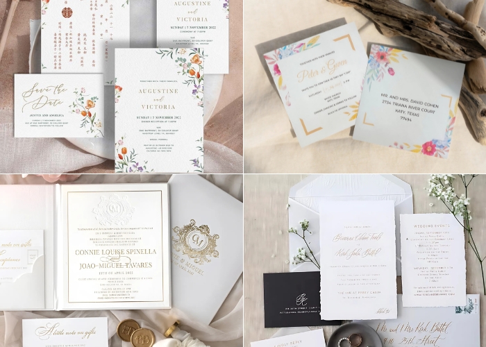 Popular Wedding Invitation Sizes
