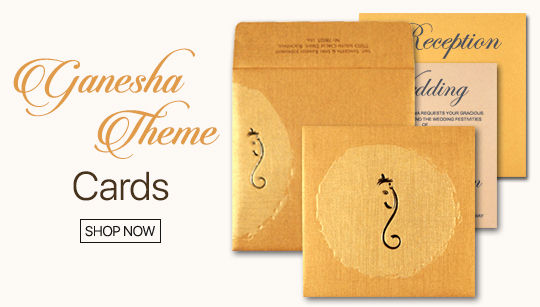 Ganesha Invitation Cards-123WeddingCards